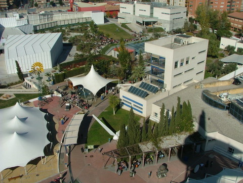 Vista del parque desde la torre