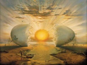 amanecer. Dali