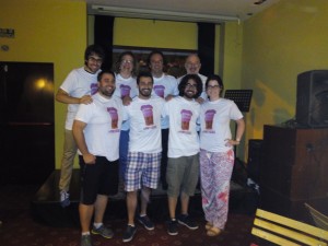 Equipo organizador del #pint15zgz. Fotos del Flickr.