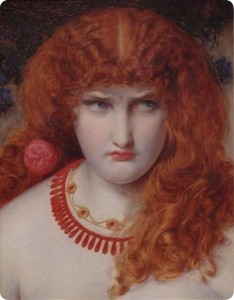 Helena de Troya. Obra de Anthony Frederick Augustus Sandys (wikimedia commons)