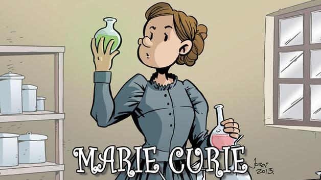 marie curie la actividad del radio