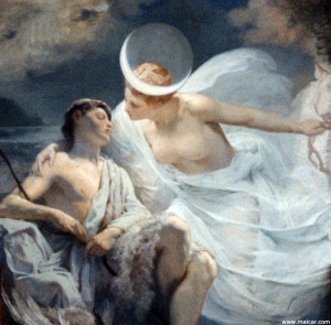Selene and Endymion (ceiling). Ny Carlsberg Glyptotek, Copenhagen.